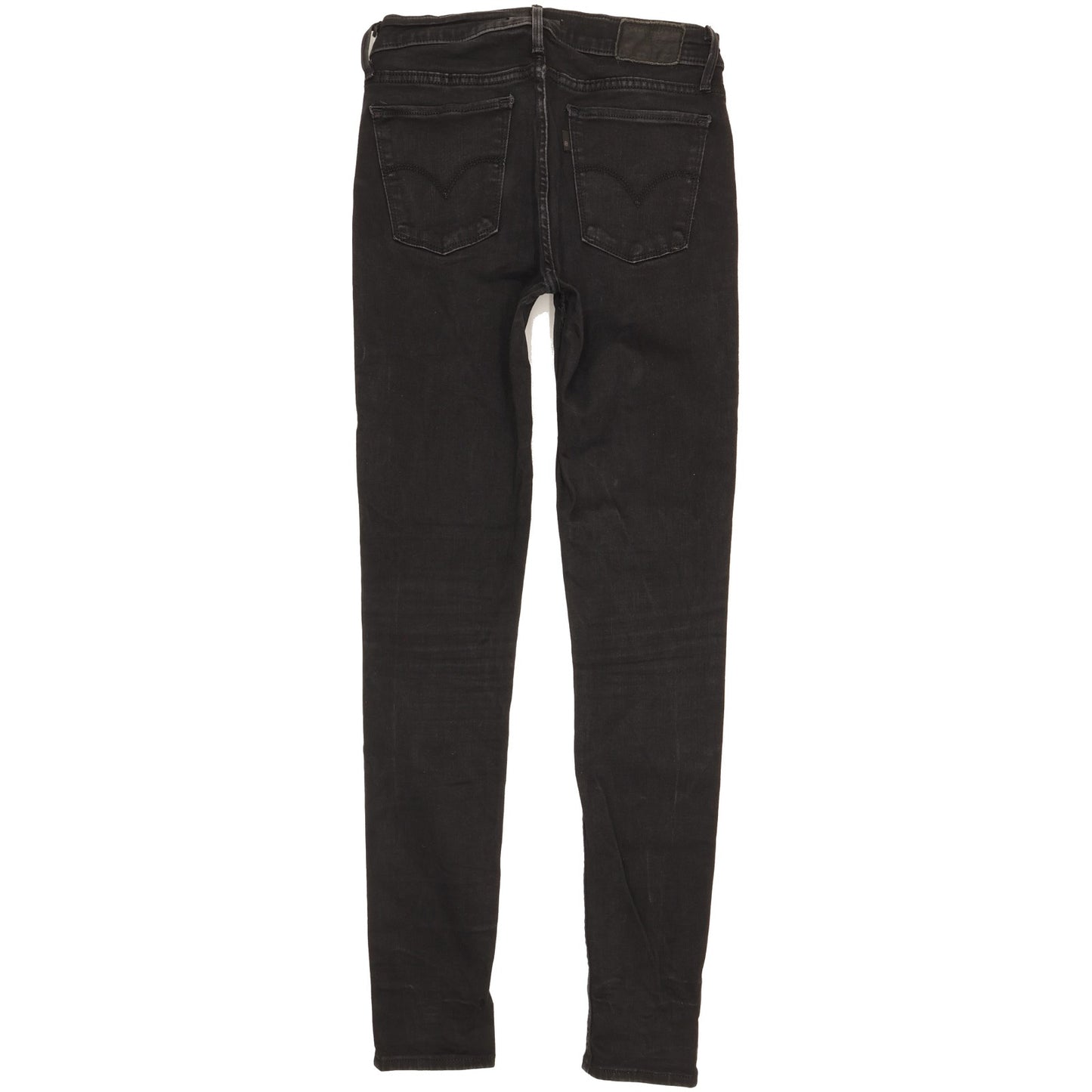 Levi's 710 Super Women Black Skinny Slim Stretch Jeans W27 L30
