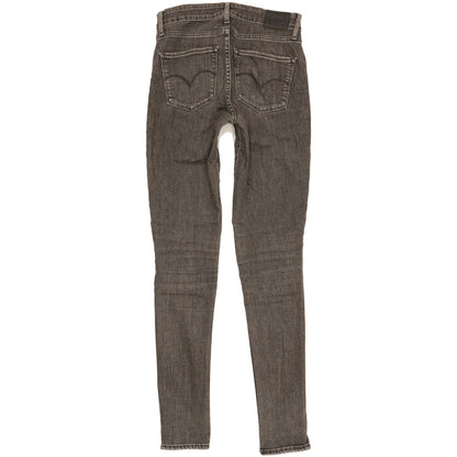 Levi's 721 Women Grey Skinny Slim Stretch Jeans W27 L32