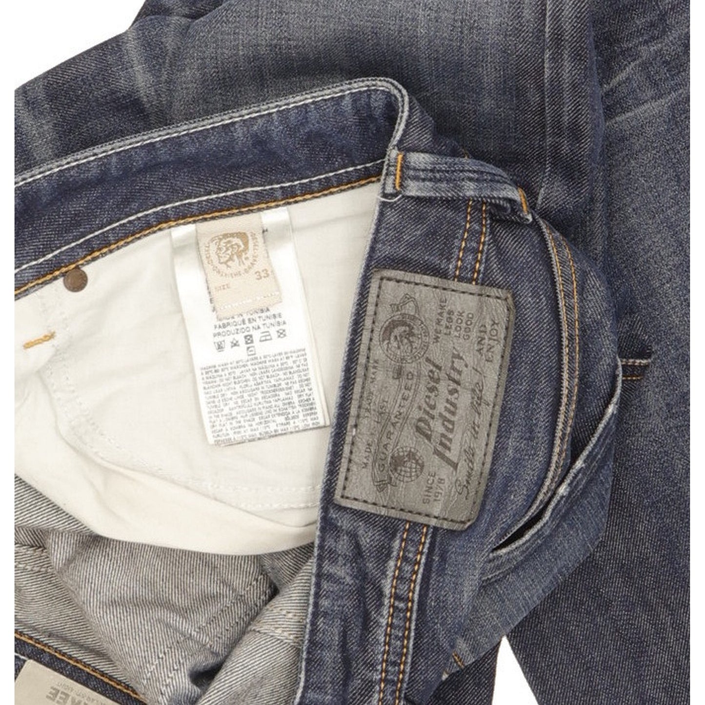 Diesel Larkee Men Blue Straight Regular Jeans W34 L32