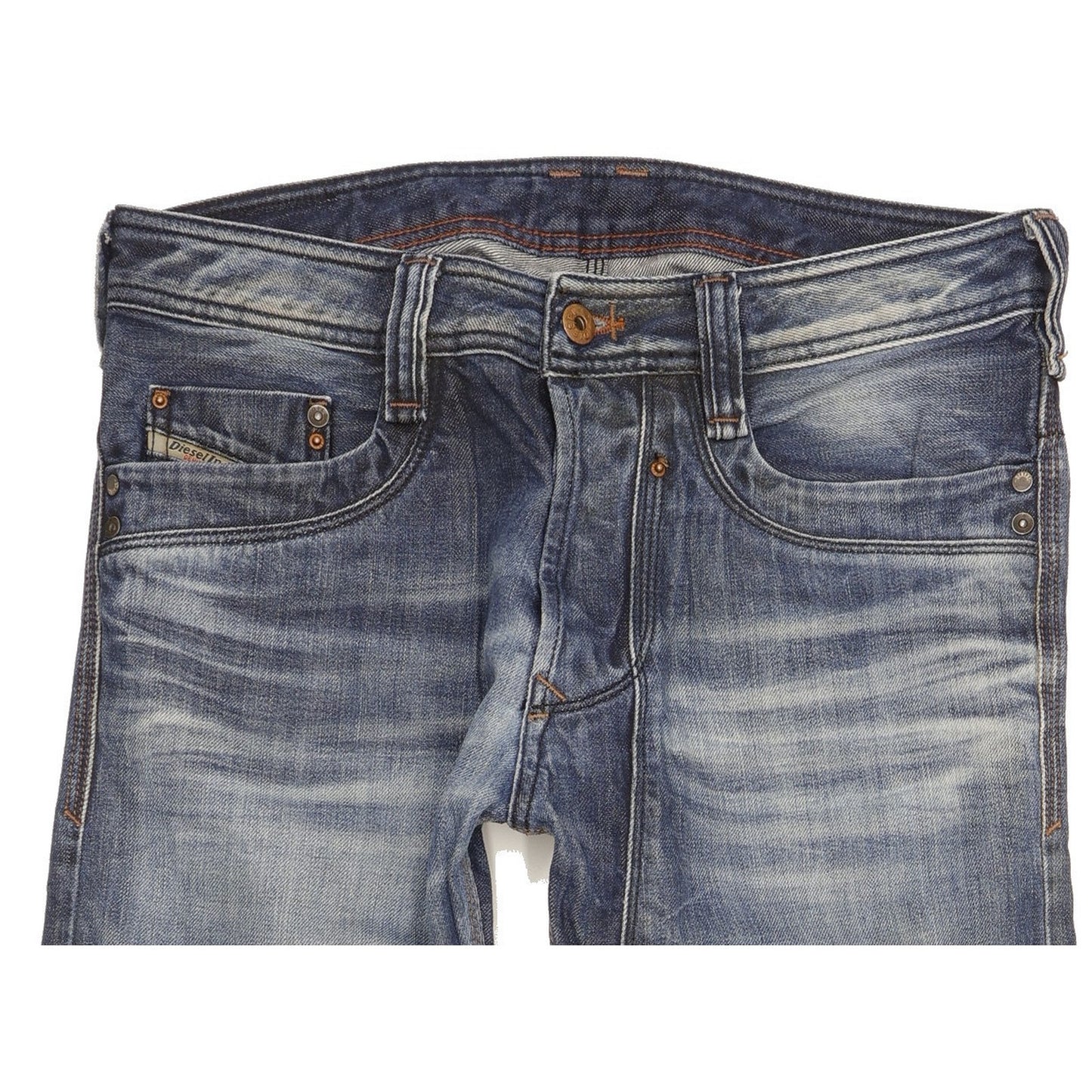 Diesel Timmen Men Blue Straight Regular Jeans W30 L32