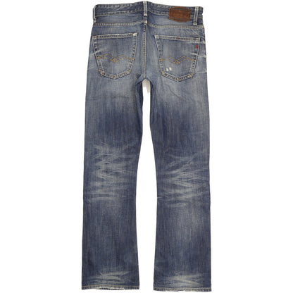 Replay Slohand Men Blue Straight Regular Jeans W30 L32