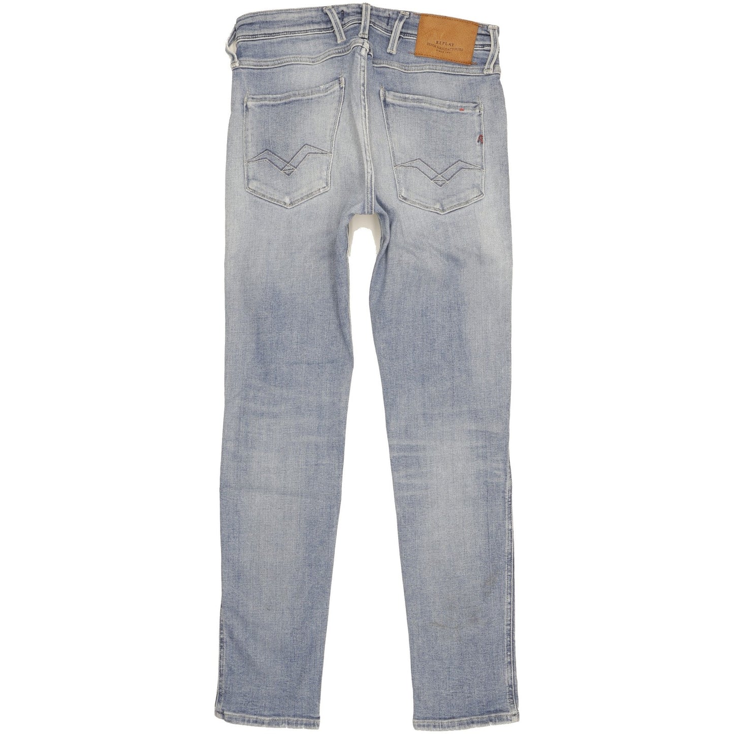 Replay Anbass Men Blue Skinny Slim Stretch Jeans W29 L30
