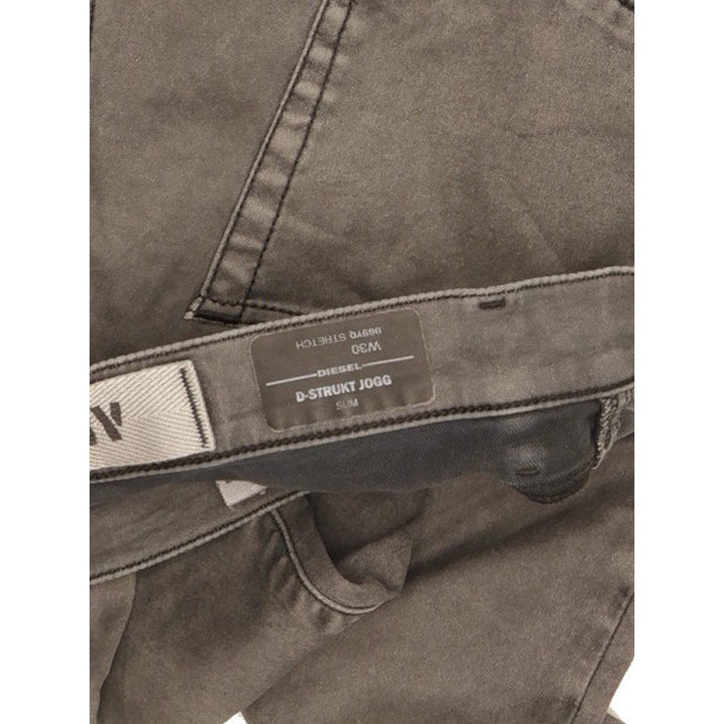Diesel D-Strukt Men Grey Skinny Slim Stretch Jeans W30 L31