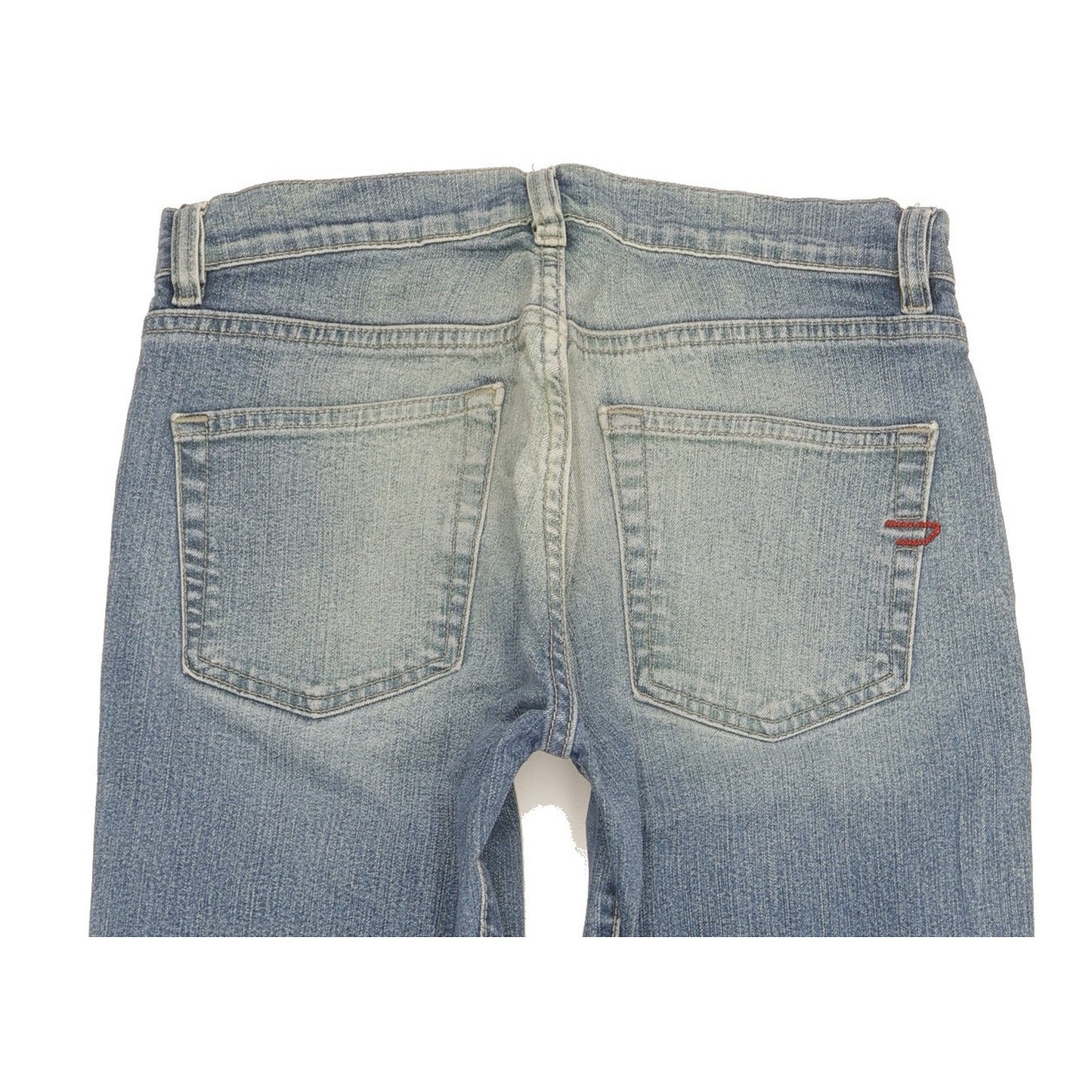 Diesel Skint Women Blue Straight Loose Stretch Jeans W28 L27