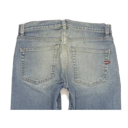 Diesel Skint Women Blue Straight Loose Stretch Jeans W28 L27
