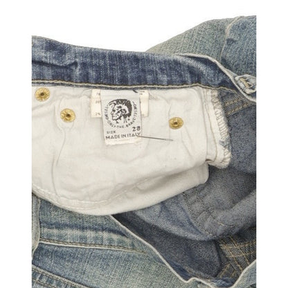 Diesel Skint Women Blue Straight Loose Stretch Jeans W28 L27
