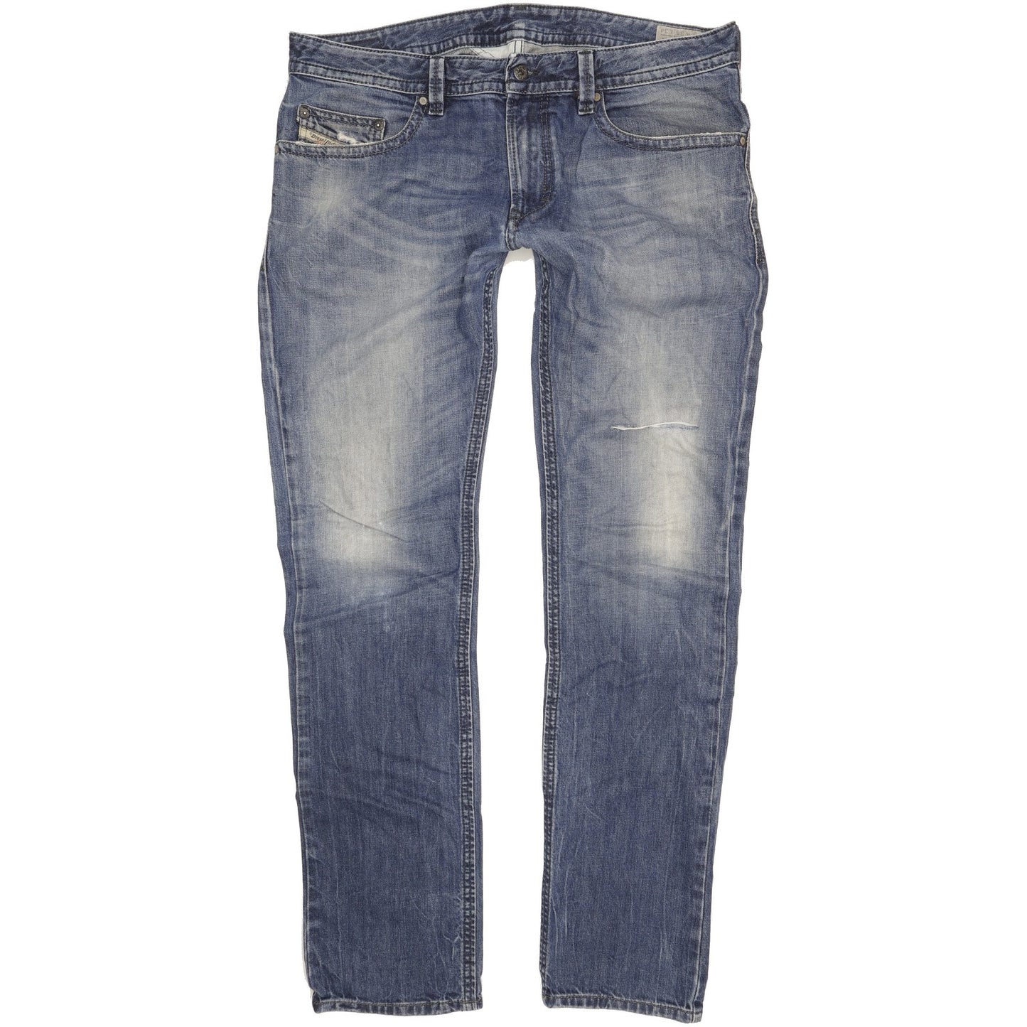 Diesel Thavar Men Blue Straight Regular Jeans W36 L34