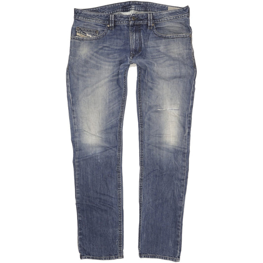 Diesel Thavar Men Blue Straight Regular Jeans W36 L34