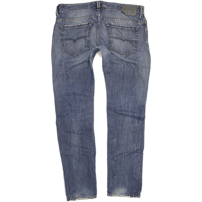 Diesel Thavar Men Blue Straight Regular Jeans W36 L34