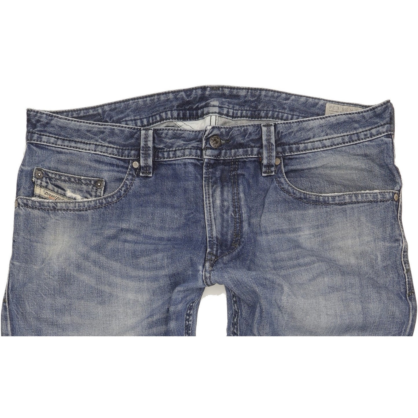 Diesel Thavar Men Blue Straight Regular Jeans W36 L34