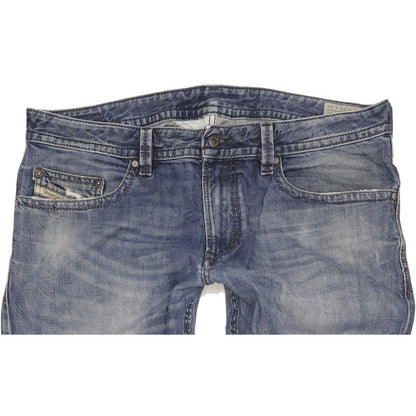 Diesel Thavar Men Blue Straight Regular Jeans W36 L34