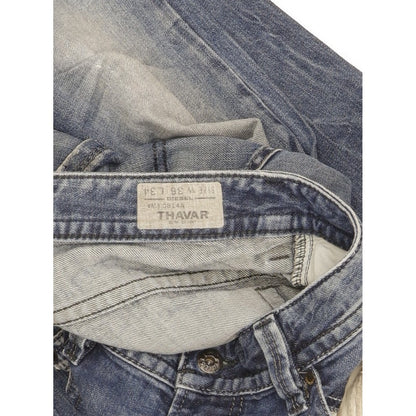 Diesel Thavar Men Blue Straight Regular Jeans W36 L34