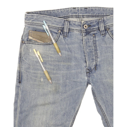 Diesel Safado Men Blue Straight Slim Jeans W30 L32
