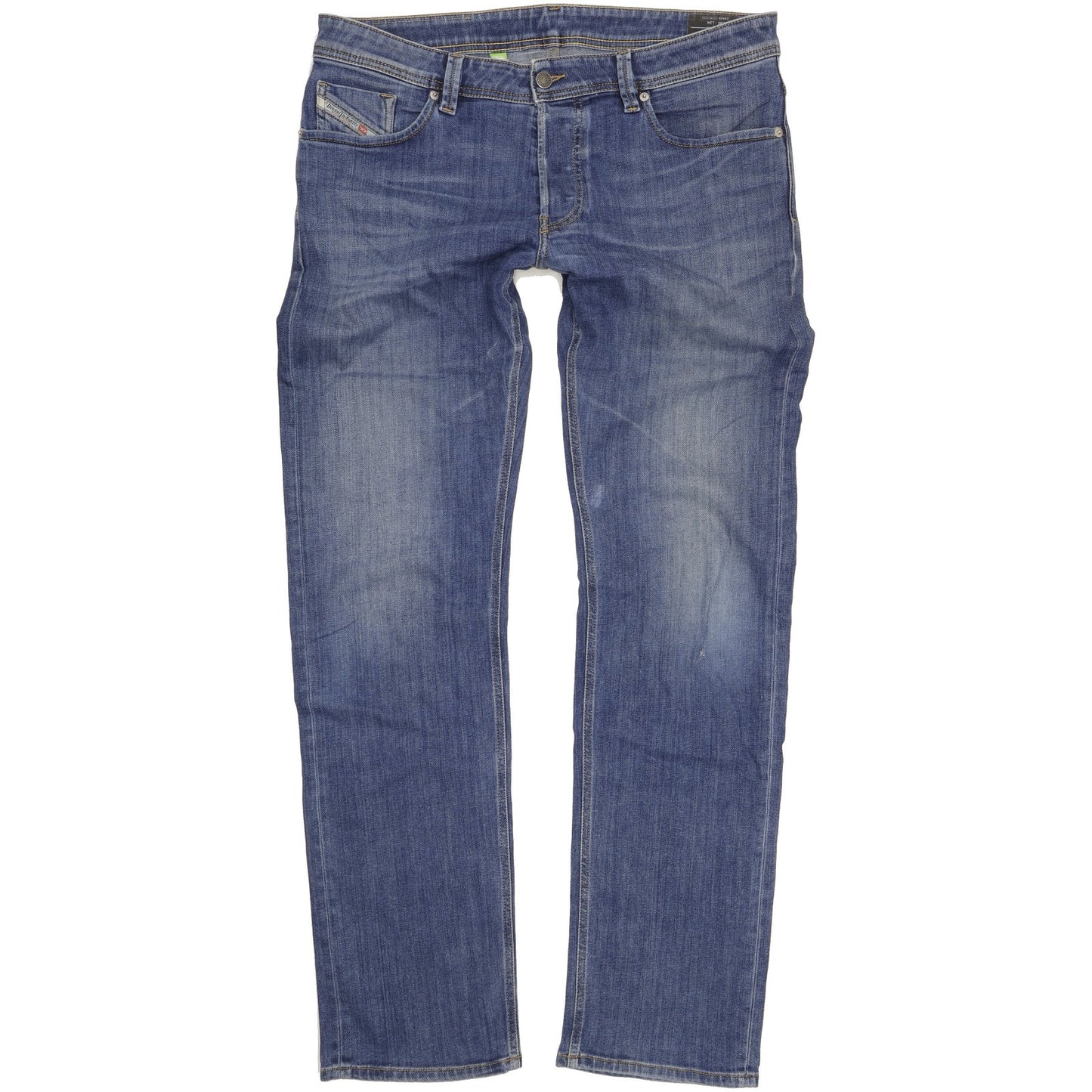Diesel Larkee Men Blue Straight Regular Stretch Jeans W36 L34