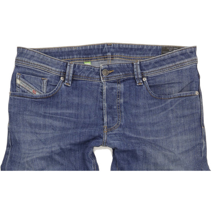 Diesel Larkee Men Blue Straight Regular Stretch Jeans W36 L34