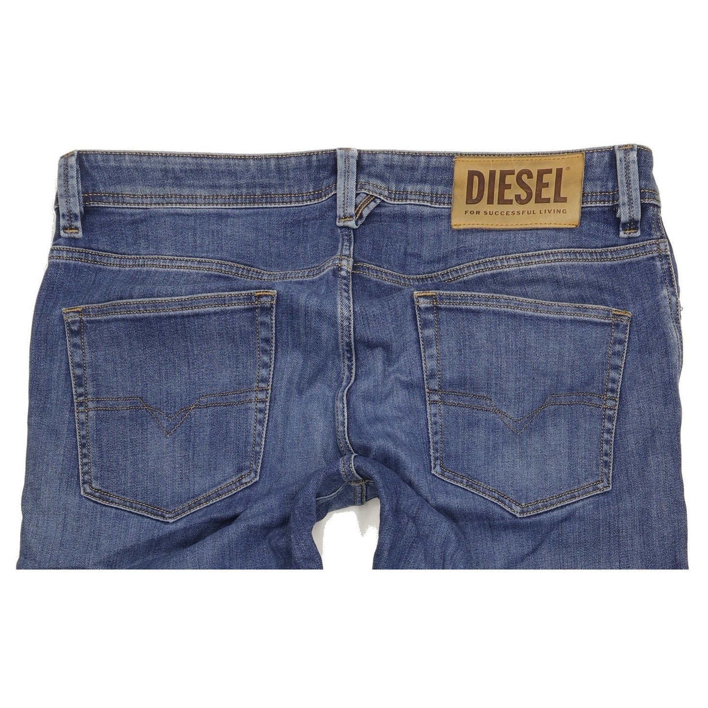 Diesel Larkee Men Blue Straight Regular Stretch Jeans W36 L34