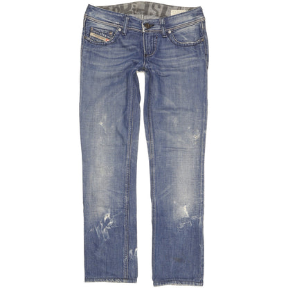 Diesel Lowky Women Blue Straight Slim Jeans W25 L27