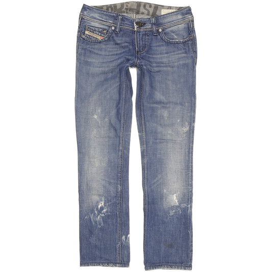 Diesel Lowky Women Blue Straight Slim Jeans W25 L27