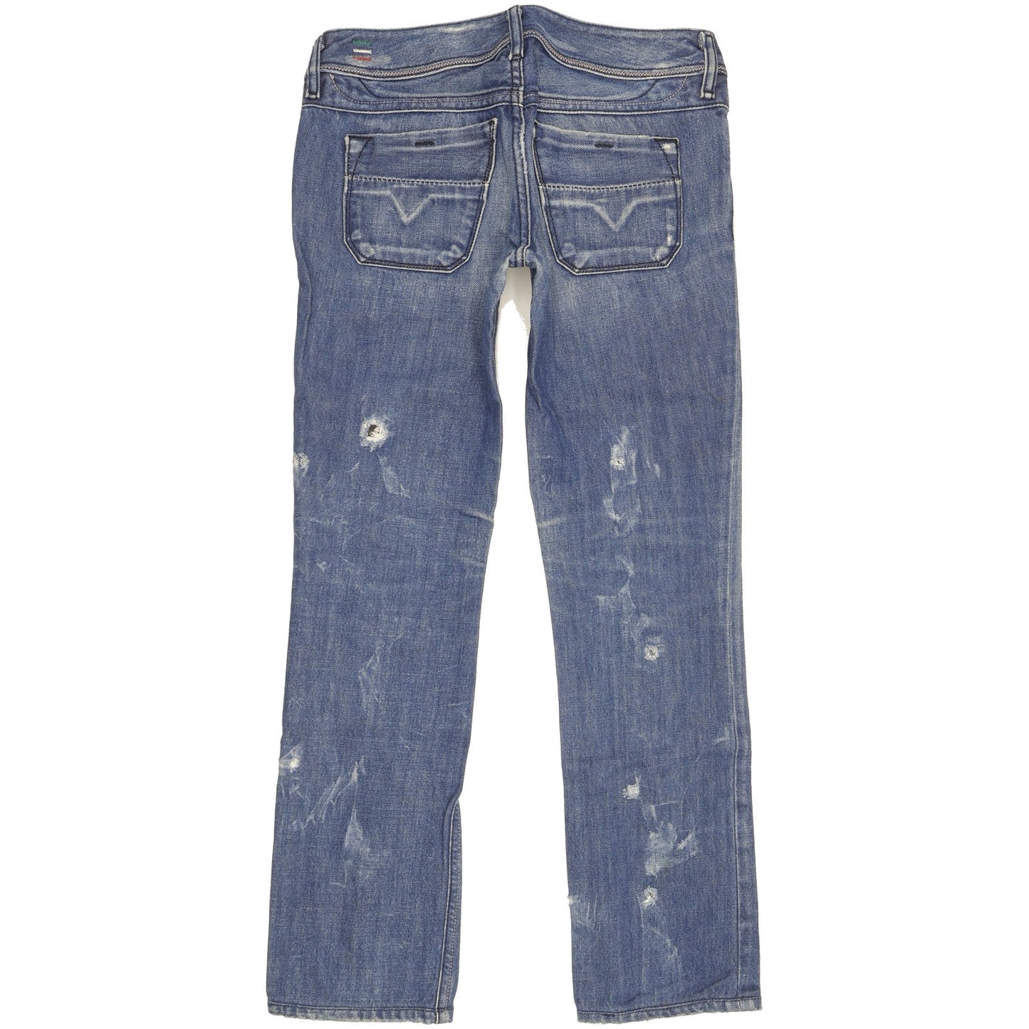 Diesel Lowky Women Blue Straight Slim Jeans W25 L27