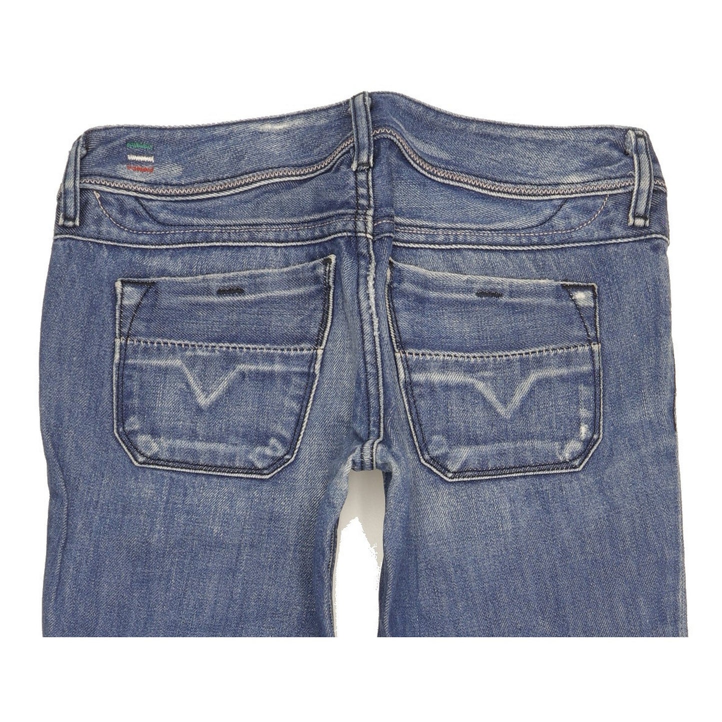 Diesel Lowky Women Blue Straight Slim Jeans W25 L27