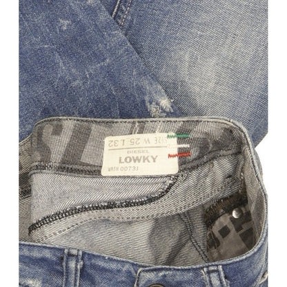 Diesel Lowky Women Blue Straight Slim Jeans W25 L27
