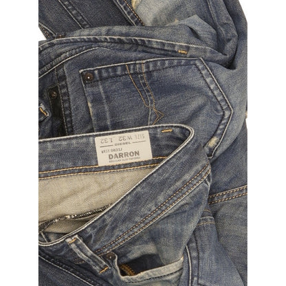 Diesel Darron Men Blue Tapered Slim Jeans W32 L32