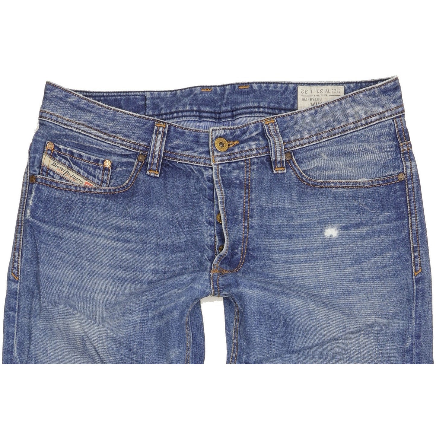 Diesel Viker Men Blue Straight Regular Jeans W31 L32