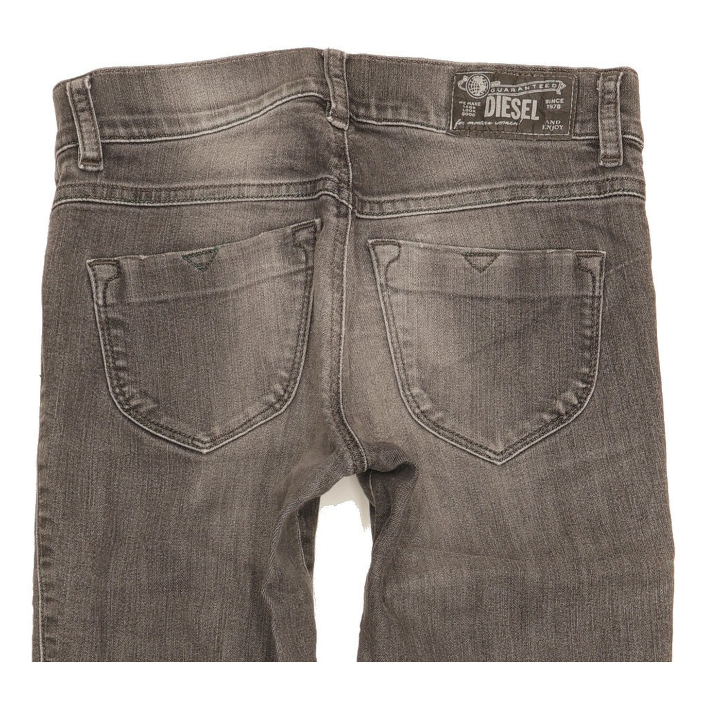 Diesel Livier Women Grey Skinny Slim Jegging Stretch Jeans W25 L29