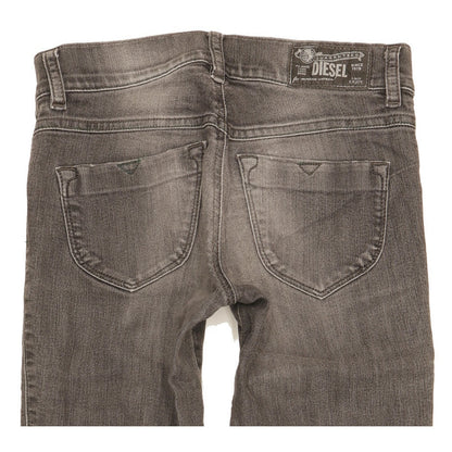 Diesel Livier Women Grey Skinny Slim Jegging Stretch Jeans W25 L29