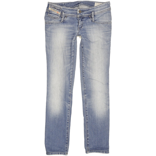 Diesel Matic Women Blue Straight Slim Stretch Jeans W29 L29