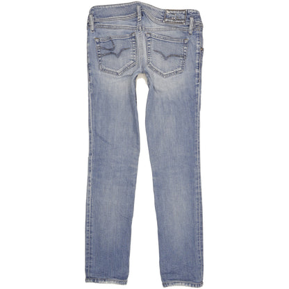 Diesel Matic Women Blue Straight Slim Stretch Jeans W29 L29