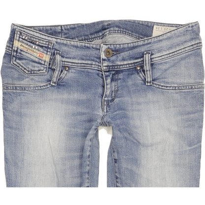 Diesel Matic Women Blue Straight Slim Stretch Jeans W29 L29