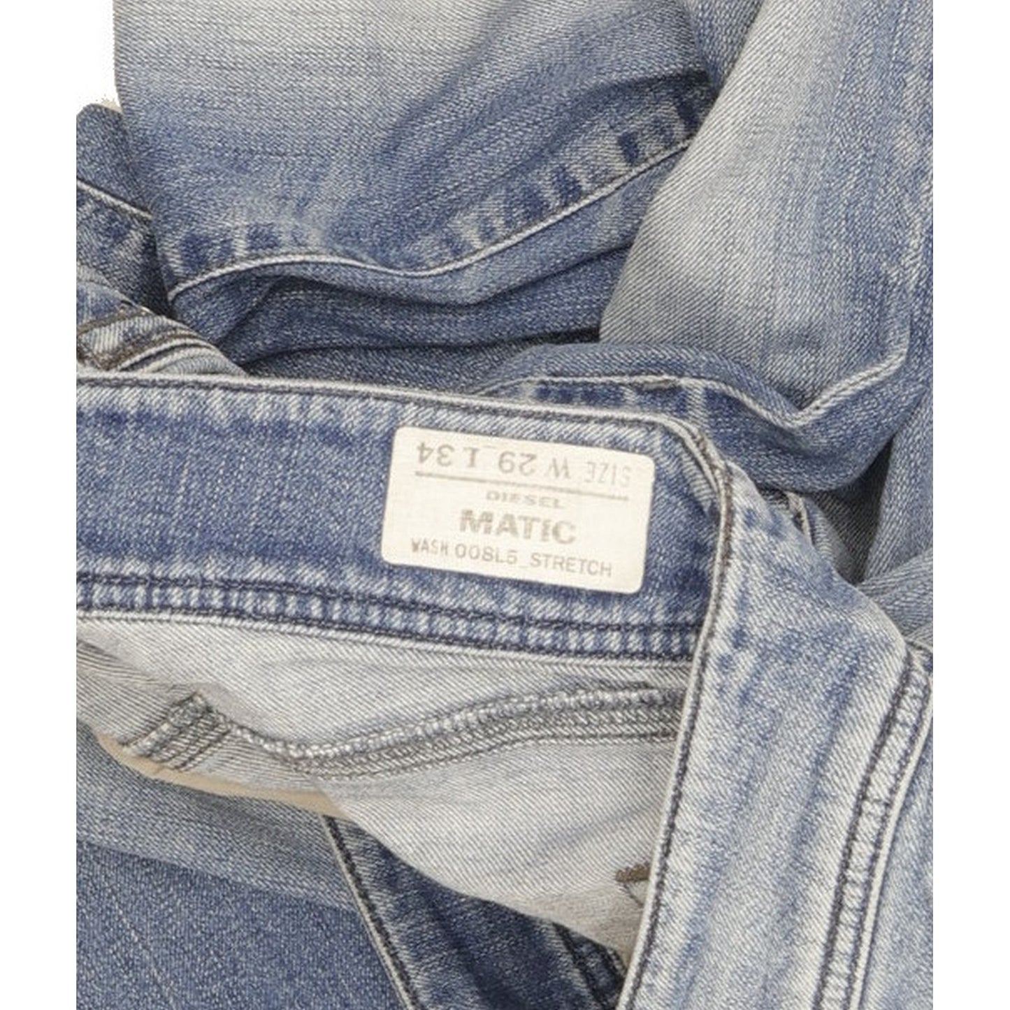 Diesel Matic Women Blue Straight Slim Stretch Jeans W29 L29