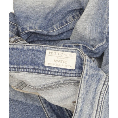 Diesel Matic Women Blue Straight Slim Stretch Jeans W29 L29