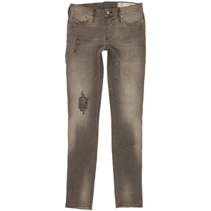 Diesel Skinzee Women Grey Skinny Slim Stretch Jeans W28 L32
