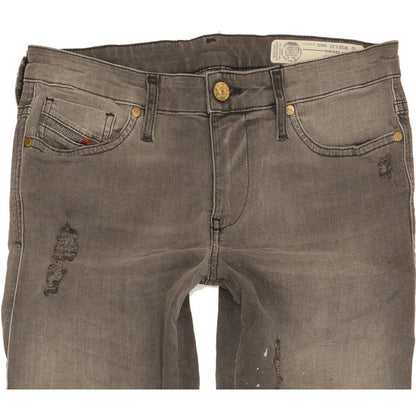 Diesel Skinzee Women Grey Skinny Slim Stretch Jeans W28 L32