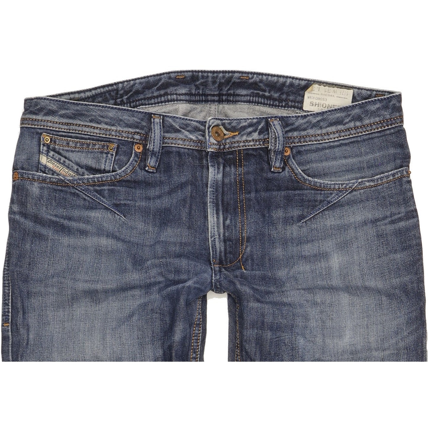 Diesel Shioner Men Blue Skinny Slim Jeans W32 L32