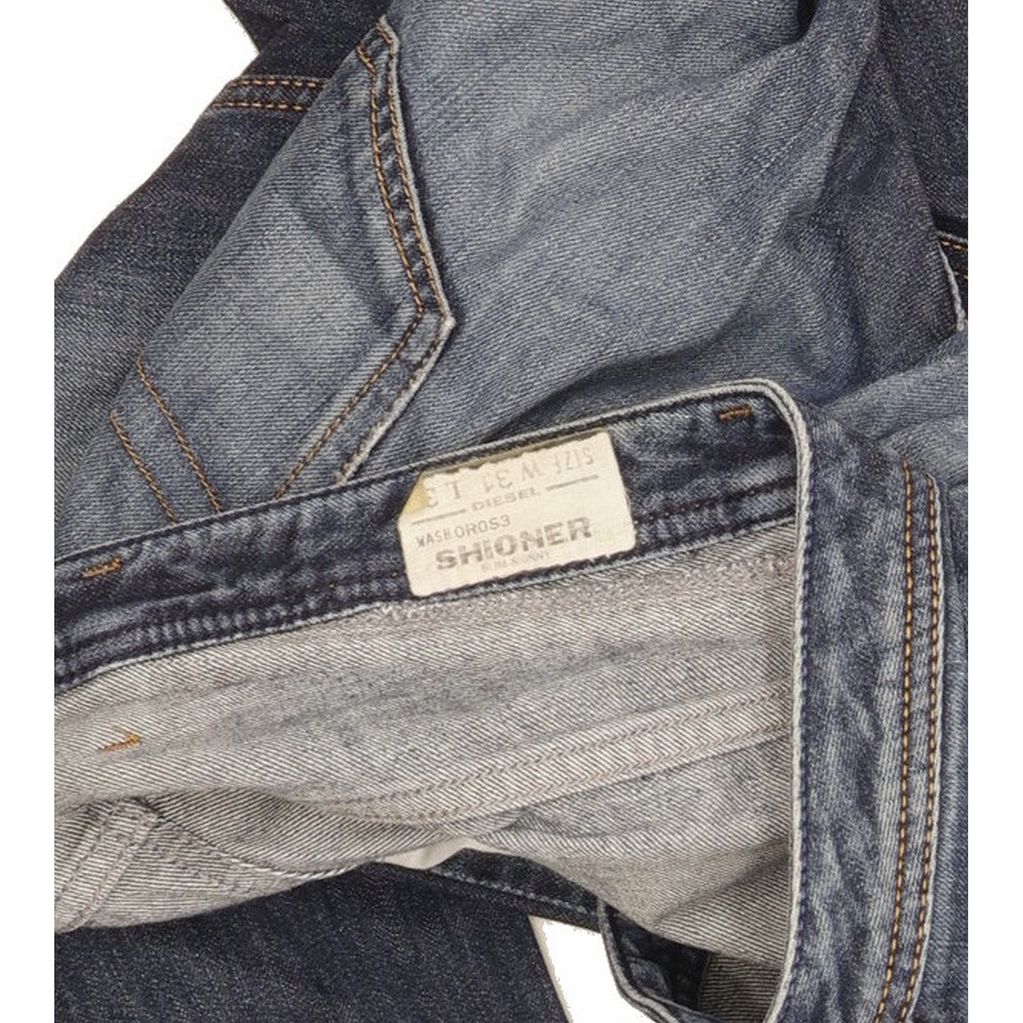 Diesel Shioner Men Blue Skinny Slim Jeans W32 L32