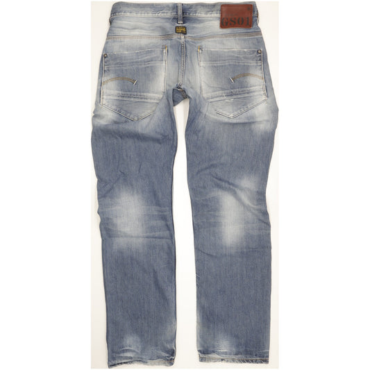 G-Star New Radar Men Blue Straight Loose Jeans W34 L35