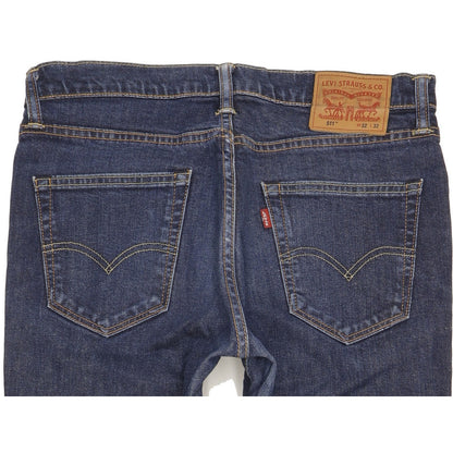 Levi's 511 Men Blue Straight Slim Jeans W32 L31