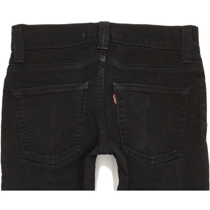 Levi's 511 Men Black Straight Slim Stretch Jeans W30 L31