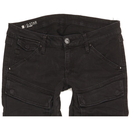G-Star Women Black Skinny Slim Stretch Jeans W29 L31