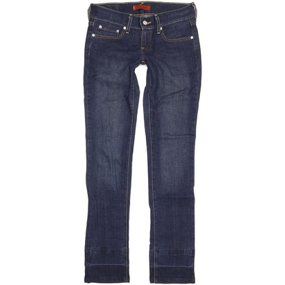 Levi's Patty Anne Women Blue Straight Slim Stretch Jeans W28 L34