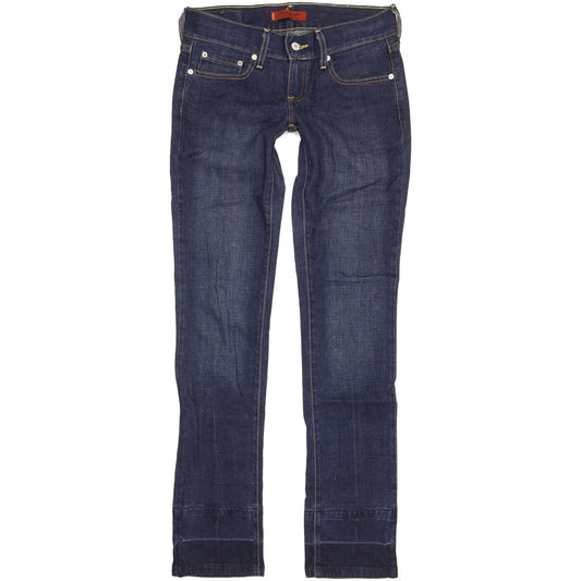 Levi's Patty Anne Women Blue Straight Slim Stretch Jeans W28 L34