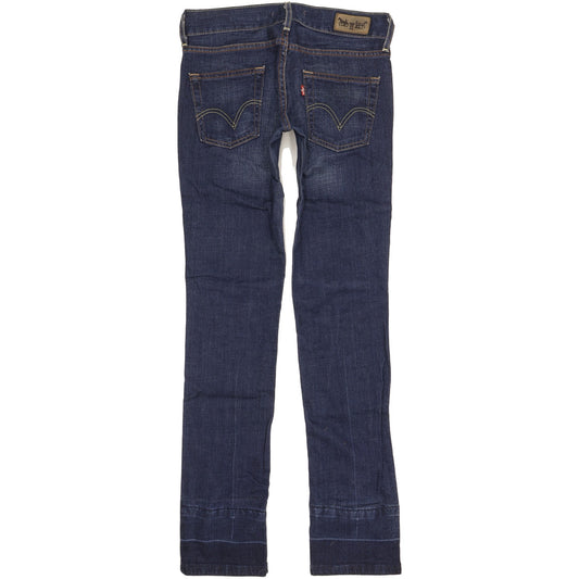 Levi's Patty Anne Women Blue Straight Slim Stretch Jeans W28 L34