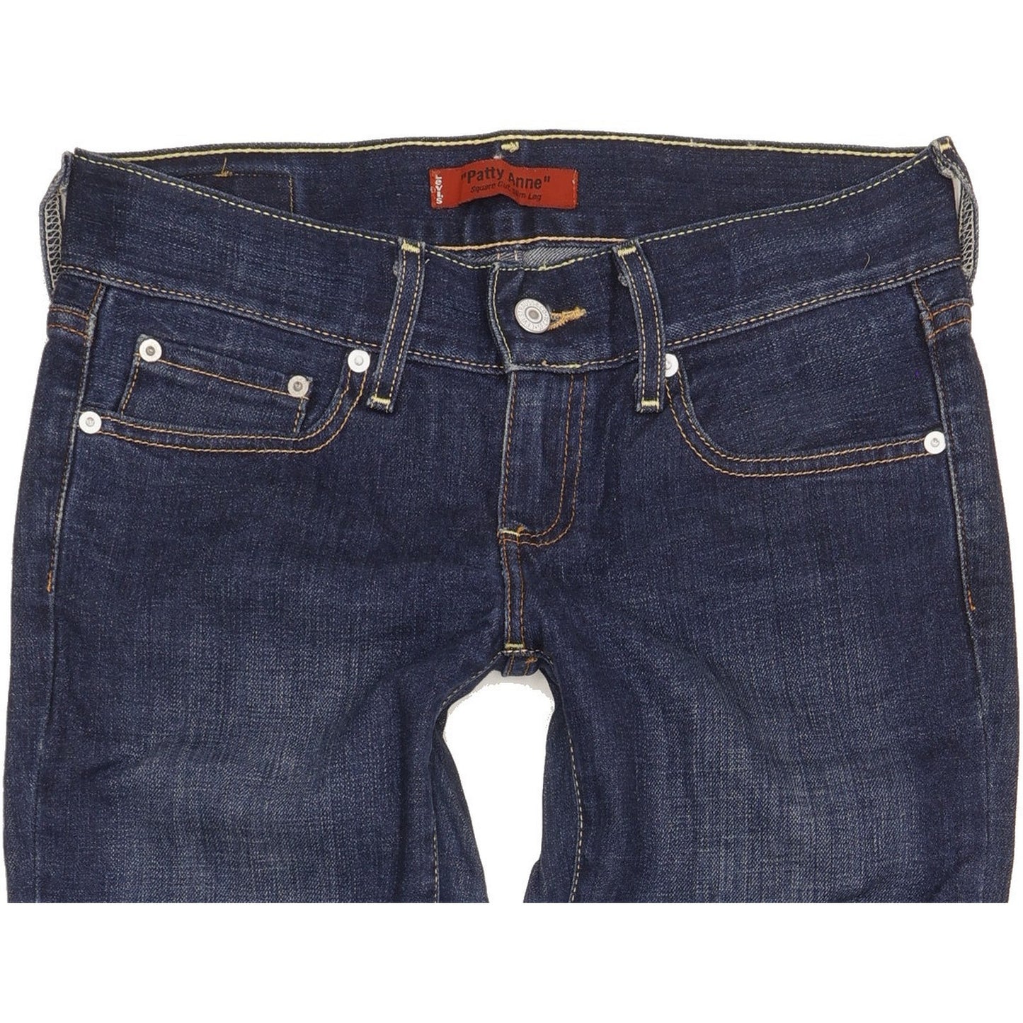 Levi's Patty Anne Women Blue Straight Slim Stretch Jeans W28 L34