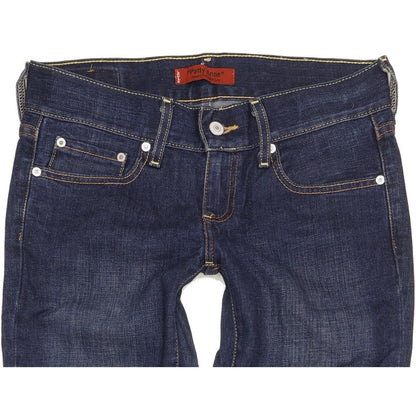 Levi's Patty Anne Women Blue Straight Slim Stretch Jeans W28 L34