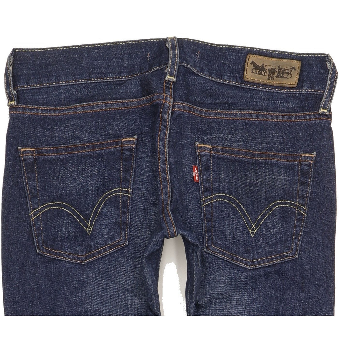 Levi's Patty Anne Women Blue Straight Slim Stretch Jeans W28 L34