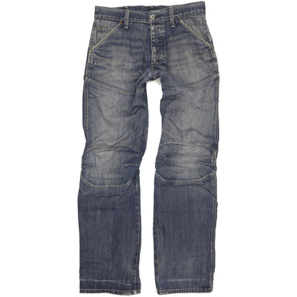G-Star Elwood Men Blue Straight Regular Jeans W33 L34