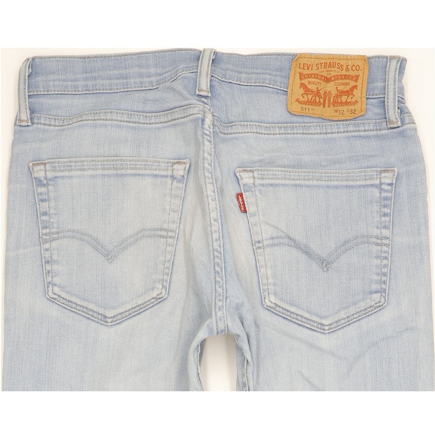 Levi's 511 Men Blue Straight Slim Jeans W32 L32
